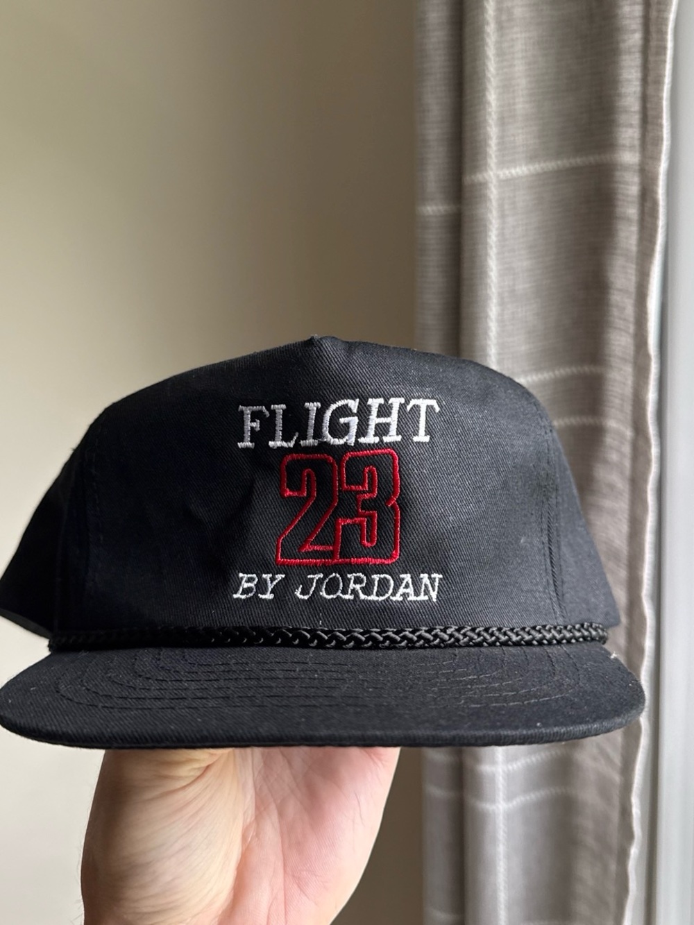 Jordan Black Cap with Red 23 Embroidery